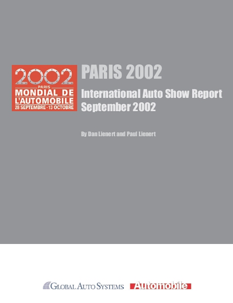 2002 Paris Show Report