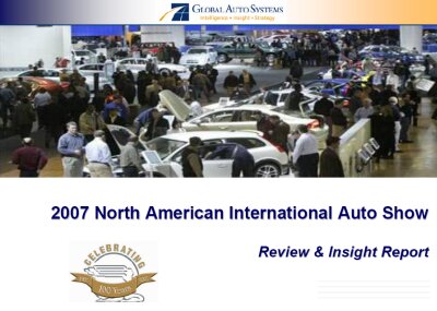 2007 Detroit Show Report