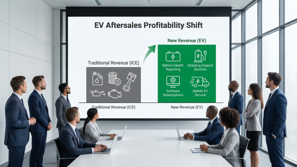 Dealers Resist EVs as Aftersales Revenue Faces 40% Drop Risk