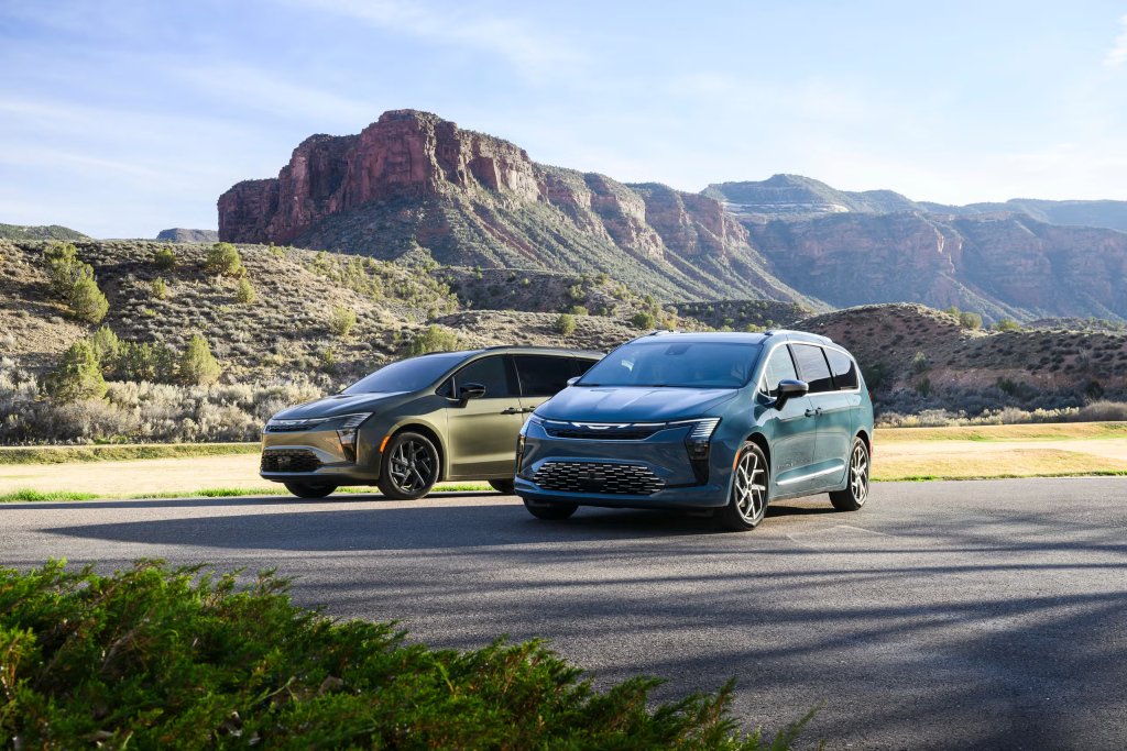 Chrysler launched the Pacifica and the Crossfire in the USA